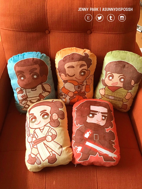 Star Wars Plush Pillows | Etsy Dream Daddy Plush Pillows | Etsy