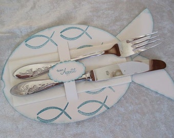 Cutlery bag fish shape confirmation / communion