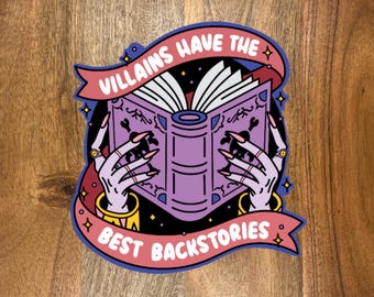 Sticker schurkenliefhebber: boeksticker donkere romantiek