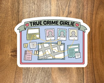 True Crime Girlie Sticker