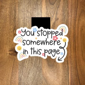 Cute Magnetic Bookmark, Book Page Holder