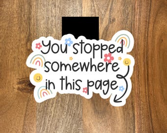 Magnetic Bookmark, Book Lover Gift