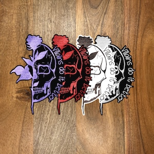 Sticker méchants le font mieux, Sticker romance sombre