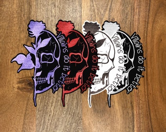 Villains Do It Better Sticker, Dark Romance Sticker