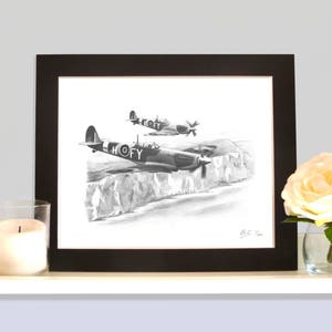 Supermarine Spitfire mkIX Classic WW2 Aviation print