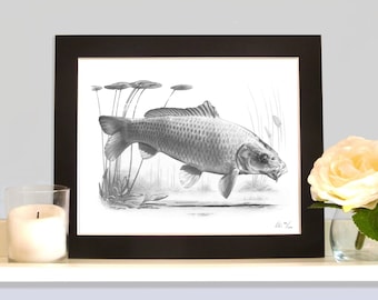 Ghost Carp Limited Edition Fishing Art Print