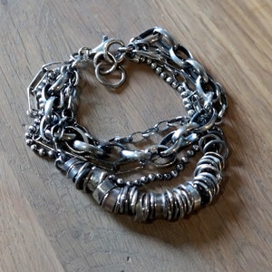 Silver 925 Bracelet, Boho Bracelet, Statement jewellery Handmade Sterling Silver Jewelry,