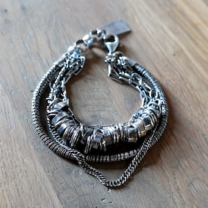Silver 925 Bracelet, Boho Bracelet, Statement jewellery Handmade Sterling Silver Jewelry,