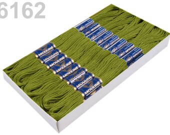24 Dock embroidery/Stick twist #6162 Piquant Green
