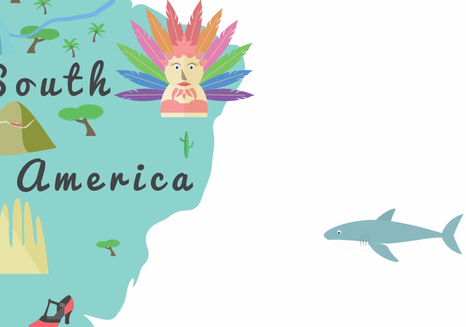 Printable World Map Poster for Kids Room Digital Download - Etsy