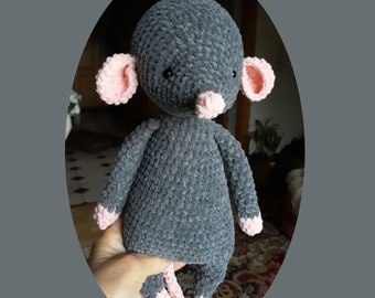 Amigurumi Cuddly Toy Plush Mouse Mouse Crochet Toy