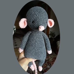 Amigurumi Cuddly Toy Plush Mouse Mouse Crochet Toy