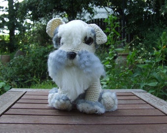 Amigurumi Cuddly Toy Dog Dog Schnauzer Crochet Toy