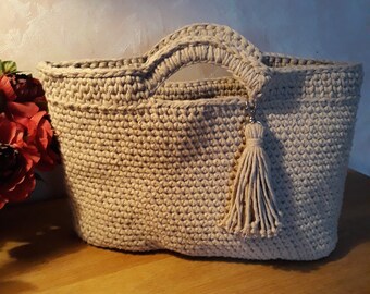 Crochet Bag Shopping Bag Shopper