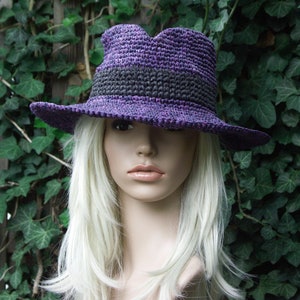 Chapéu fedora panamá feminino ráfia ráfia chapéu de sol chapéu de praia chapéu de verão crochê