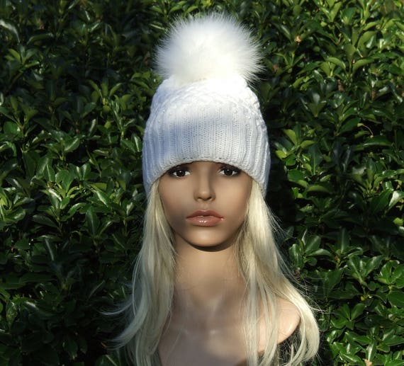 Fellbomb hat bombshell knit hat cap cap cap cap with real fur bombshell ski cap ski cap fin raccoon