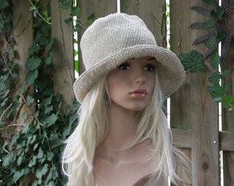 Ladies Chloche Crochet - Hat Linen