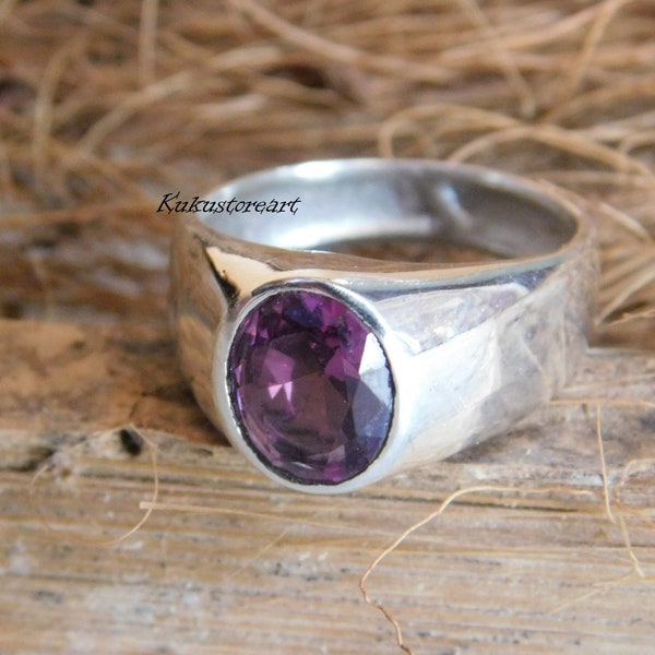 Amethyst Ring - Etsy