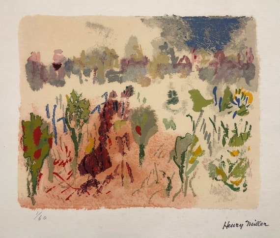 HENRY MILLER (american, 1891-1980), Title Unknown (landscape), Ca