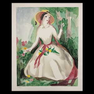 MARIE LAURENCIN (after) (French, 1885-1956), &quot;Camille II&quot;, 1987, lithograph after the watercolor.