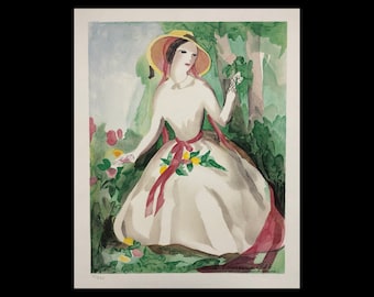 Marie Laurencin リトグラフ 174/250 Marie Laurencin Lithograph