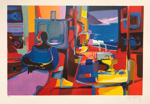 品良く着こなすため マルセルムーリーリトグラフ 絵画