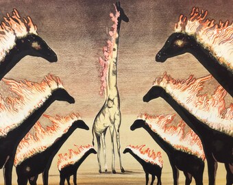 サルバドール・ダリ（スペイン/フランス、1904-1989）、「Le Girafe en