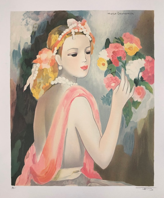 マリー・ローランサン（後）（フランス、1885-1956）、「La Dame
