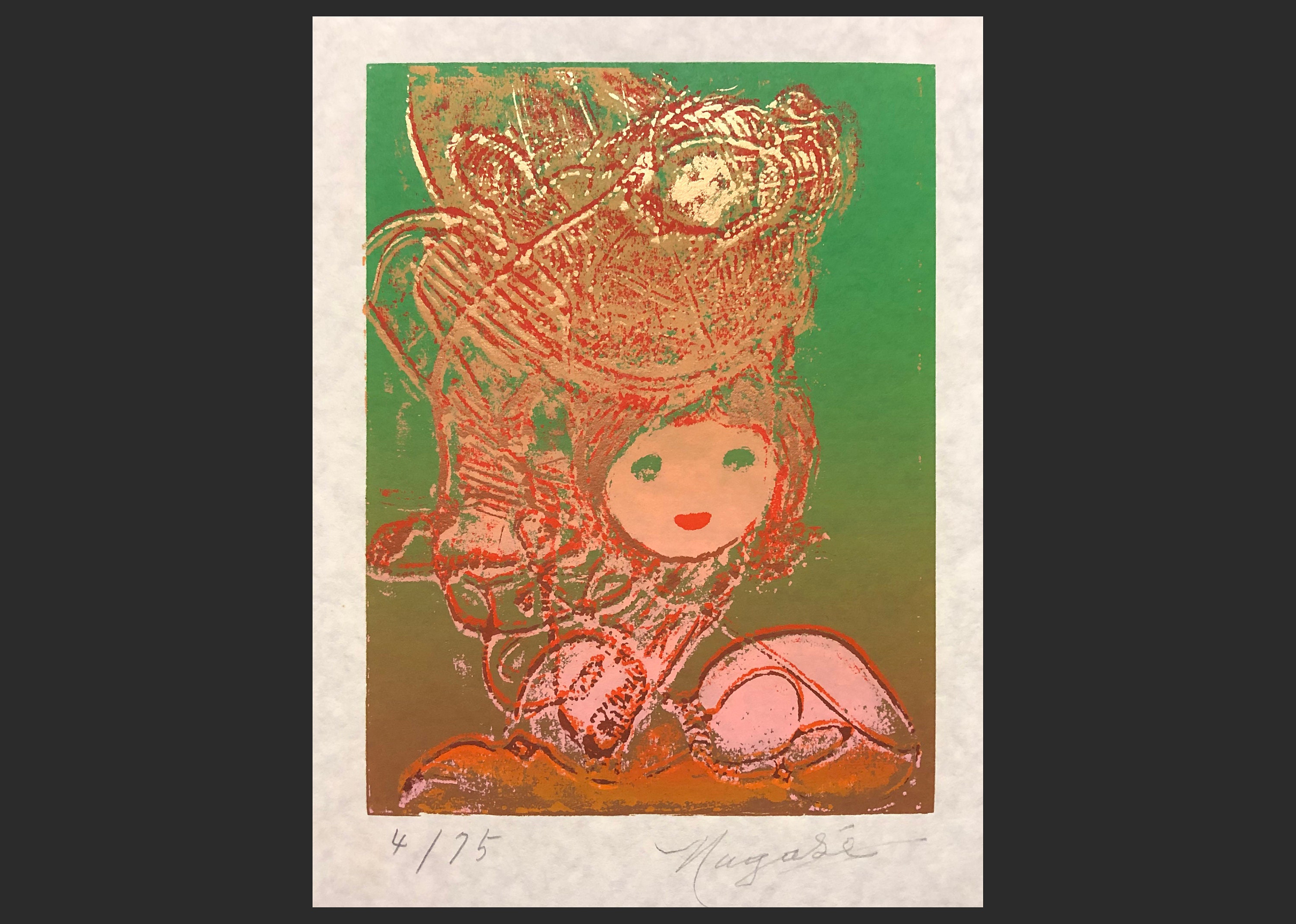 Yoshiiku Woodblock Print Cover book ×6：Reference for Ako