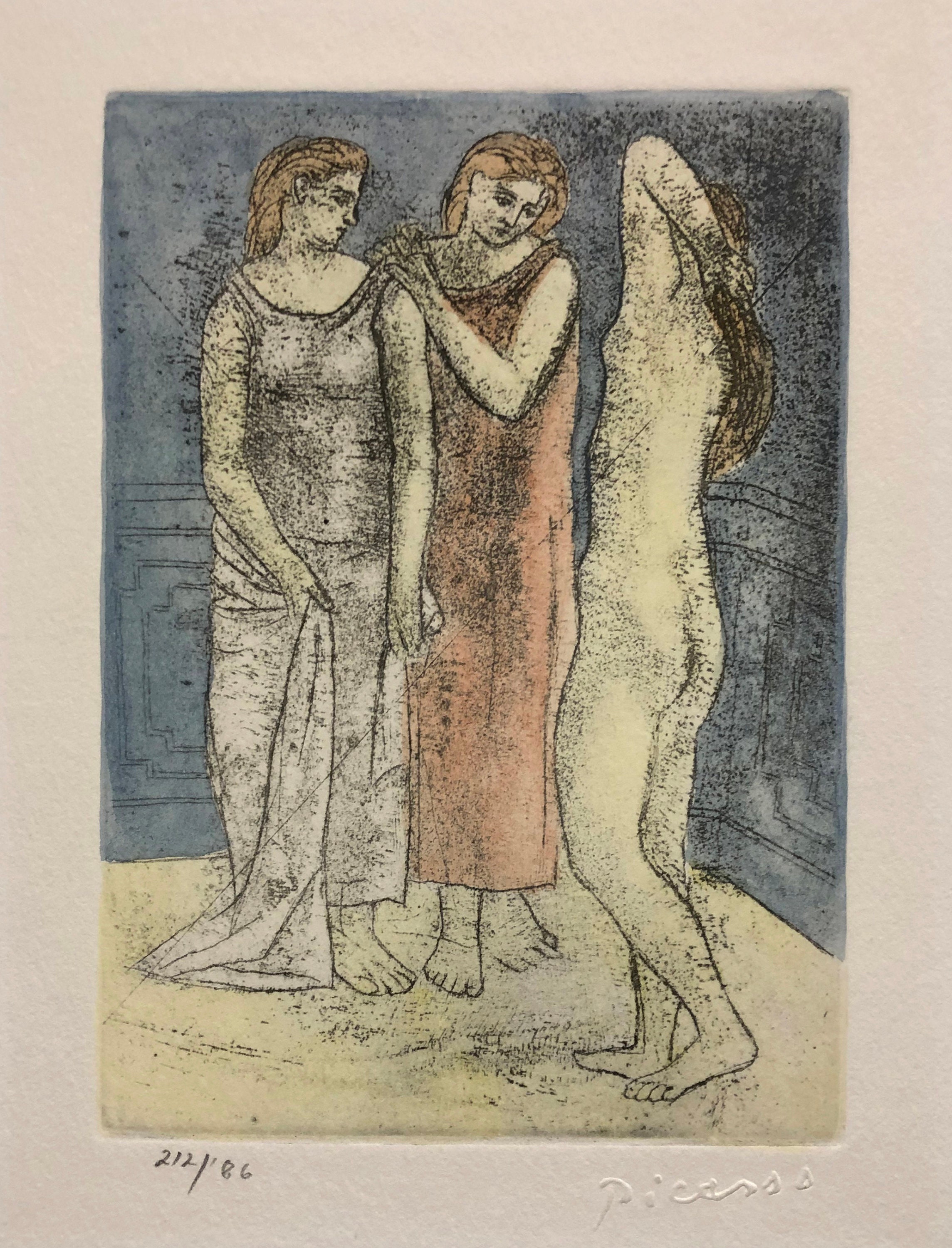 ピカソ、ETUDE POUR LES TROIS GRACES Pablo Picasso — The Three Graces, 1925