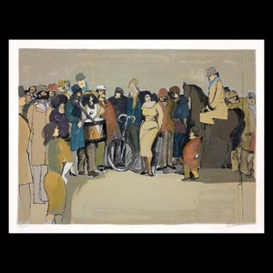 DAVID SCHNEUER (German/Isreali, 1905-1988), &quot;The Drummer&quot;, ca. 1977, serigraph, pencil signed.