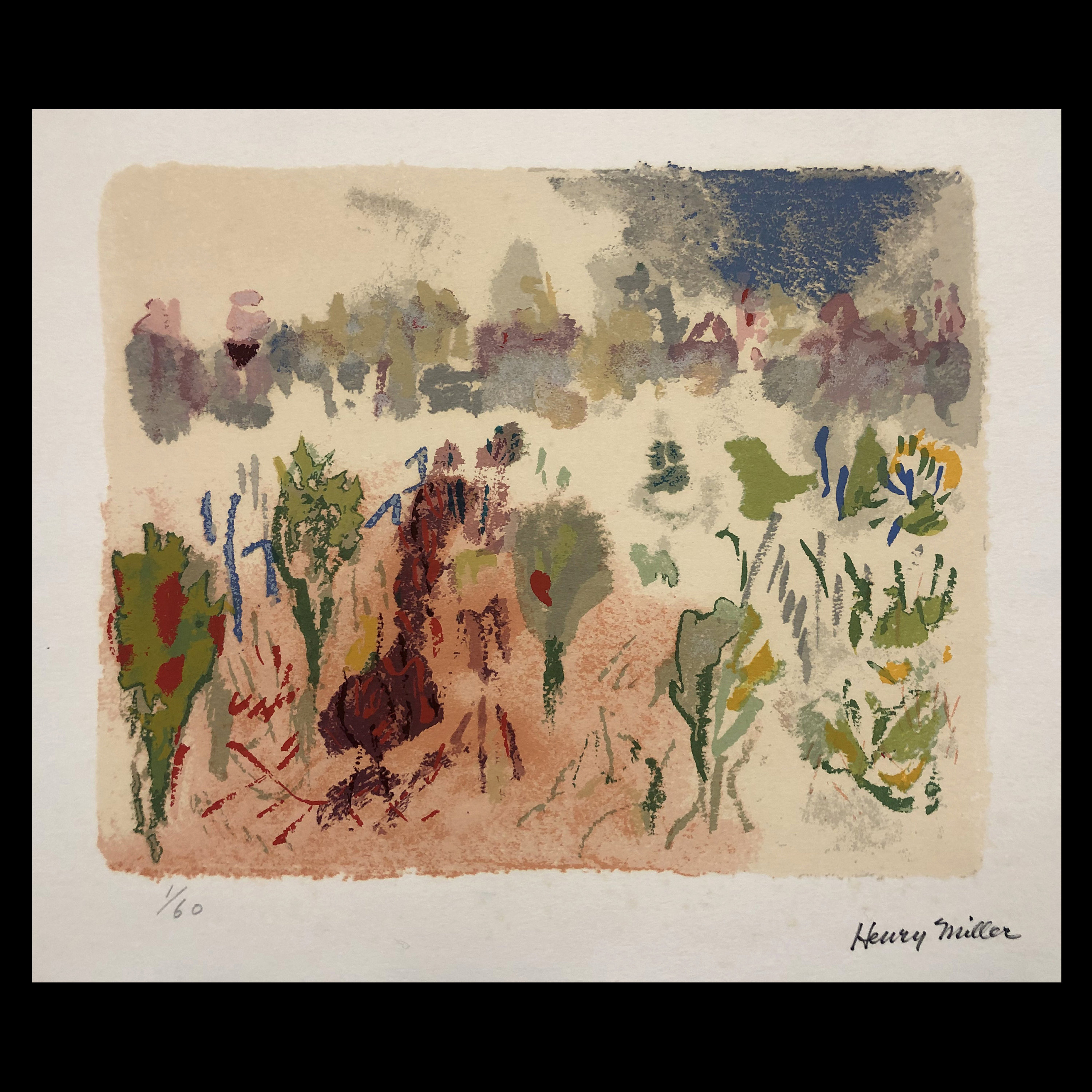 HENRY MILLER (american, 1891-1980), Title Unknown (landscape), Ca