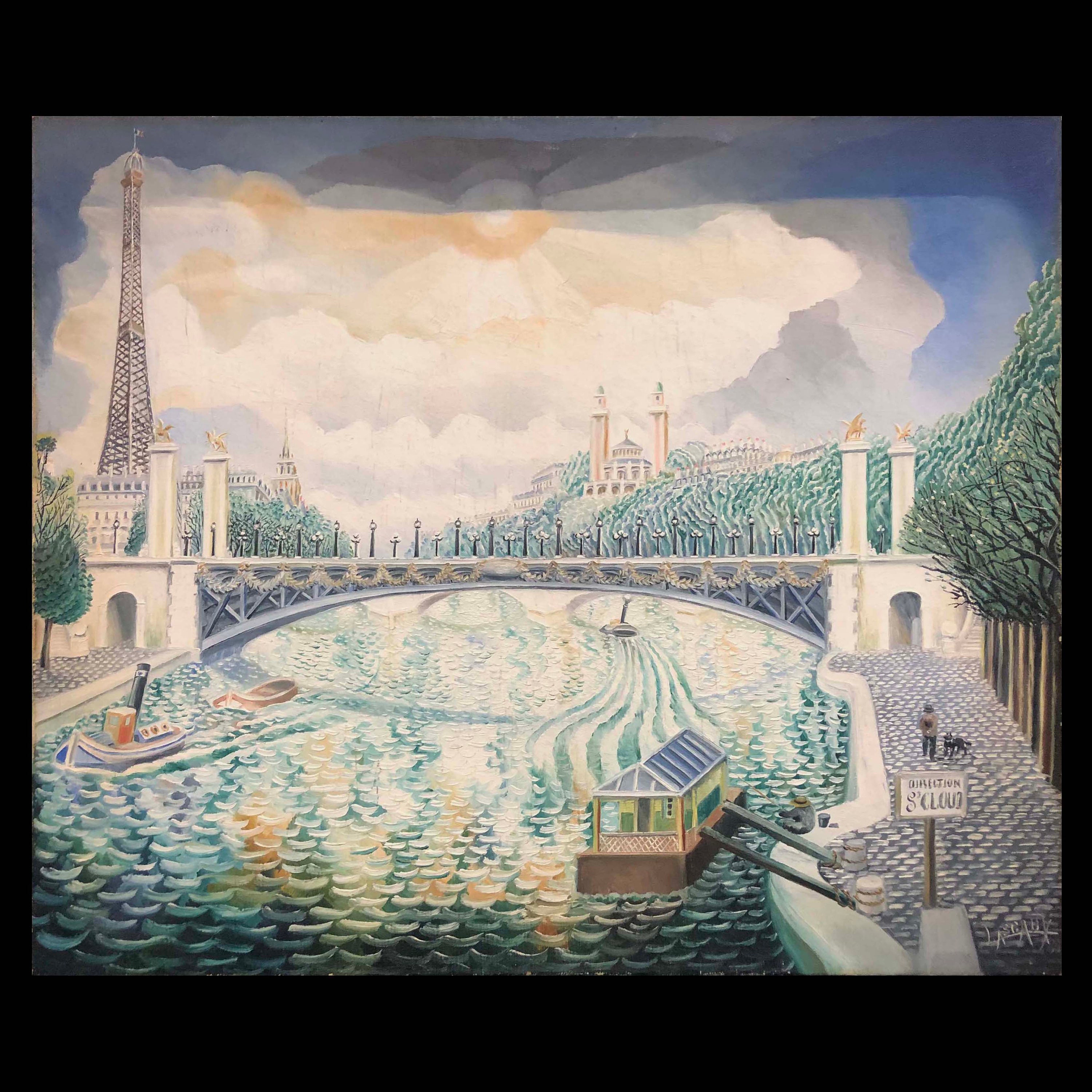 アルベール・ルブール、「LES LAVEUSES A PONT-DU-CHATE アルベール・ルブール、「LES LAVEUSES A PONT-DU-CHATE Les