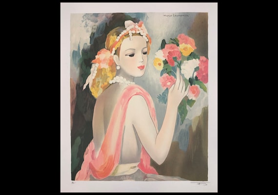 MARIE LAURENCIN after French, 1885-1956, La Dame et le Bouquet, ca ...