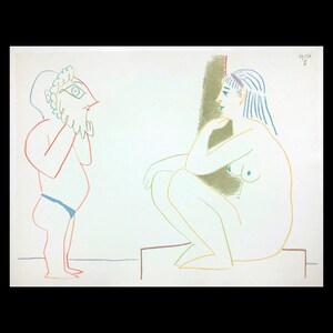 PABLO PICASSO (after) (Spanish/French, 1881-1973), &quot;29.1.54.III&quot;, 1954, lithograph.