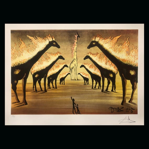 サルバドール・ダリ（スペイン/フランス、1904-1989）、「Le Girafe en