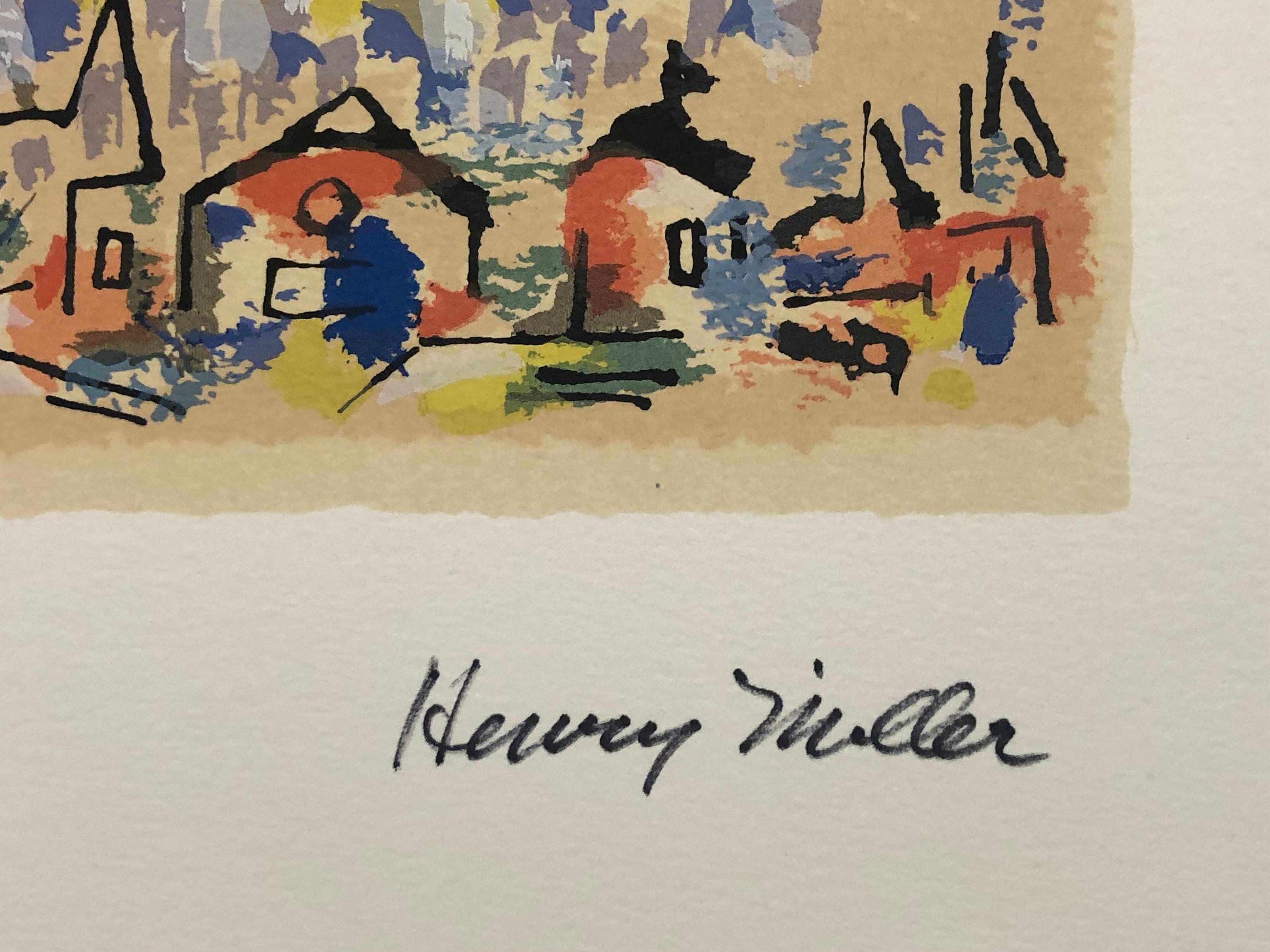 Henry Miller / ヘンリー・ミラー版画額「Sarasota」 | Natsume