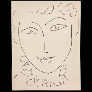 HENRI MATISSE (French, 1869-1955), &quot;La Pompadour&quot;, 1954, original lithograph