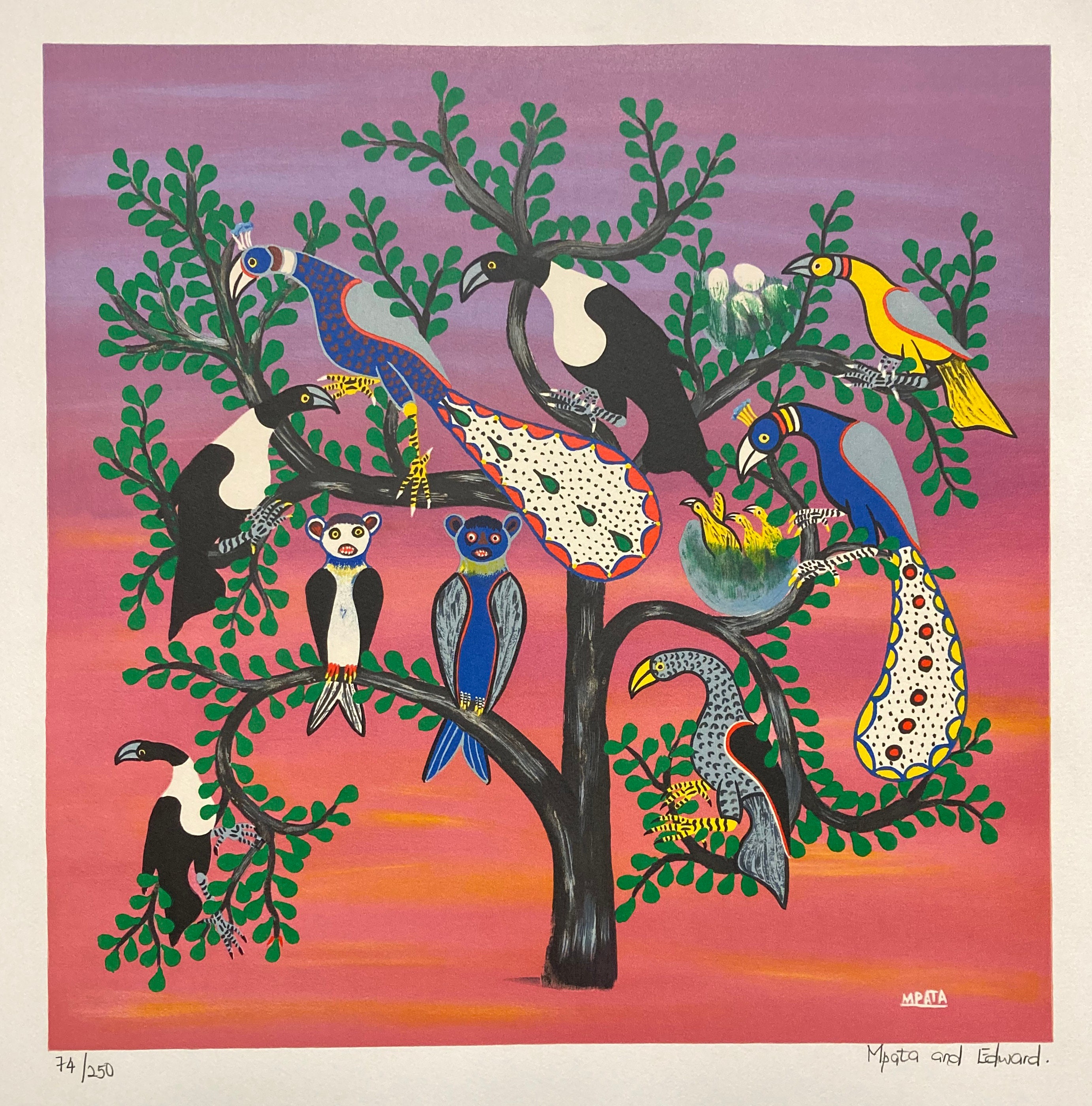 値下げしました】ムパタ オリジナルリトグラフ｜ムパタオリジナル