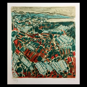 ANDRE COTTAVOZ (French, 1922-2012), &quot;Provence&quot;, 1973, original color lithograph, pencil signed.