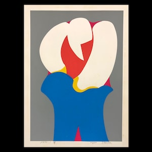 SHOJI HARIKAE (Japanese, 1914-2003), &quot;1974-1, Beautiful&quot;, 1974, serigraph, pencil signed and dated.