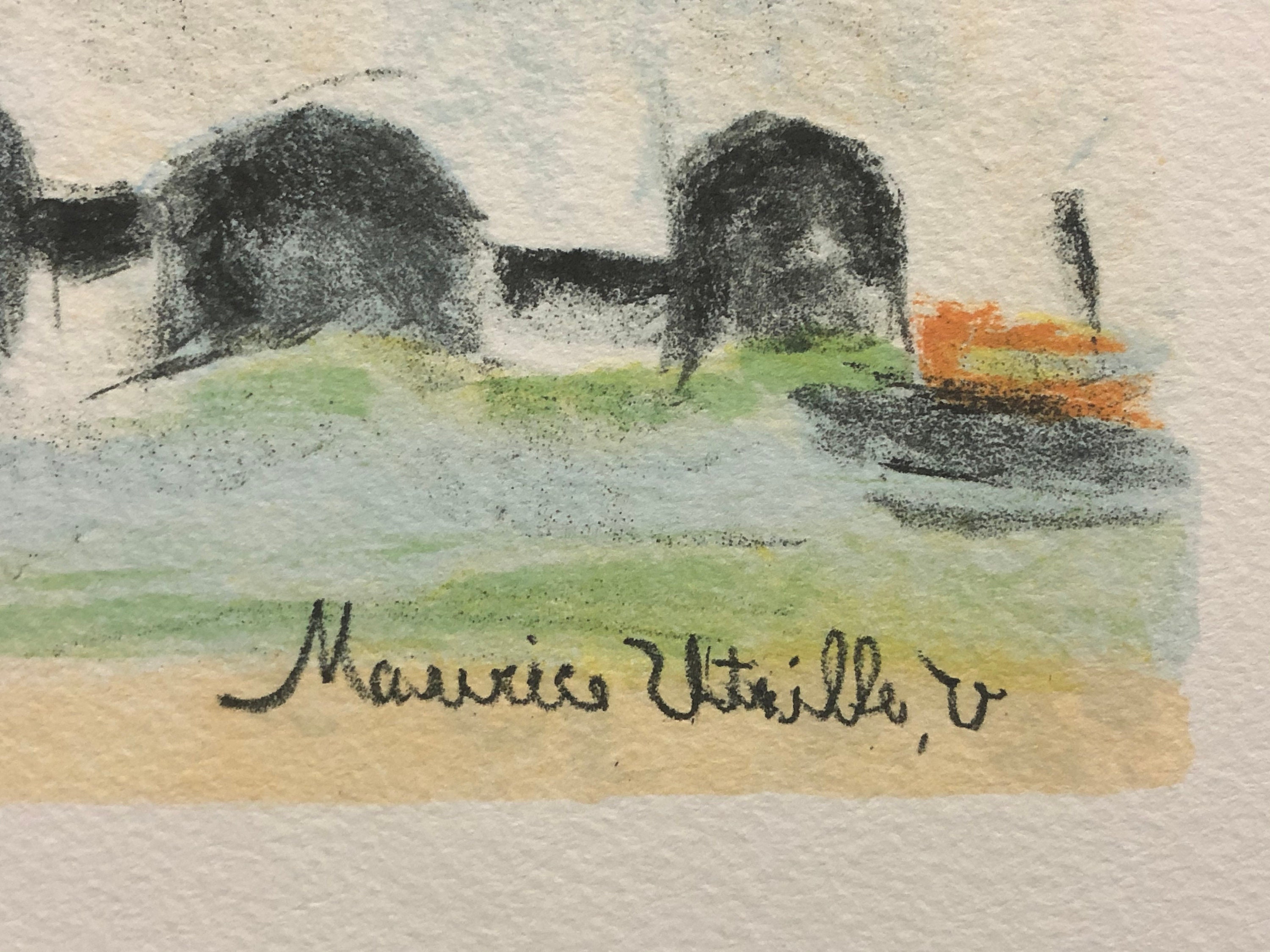 モーリス・ド・ユトリロ (フランス、1883-1955)、「パリのポン・ヌフ