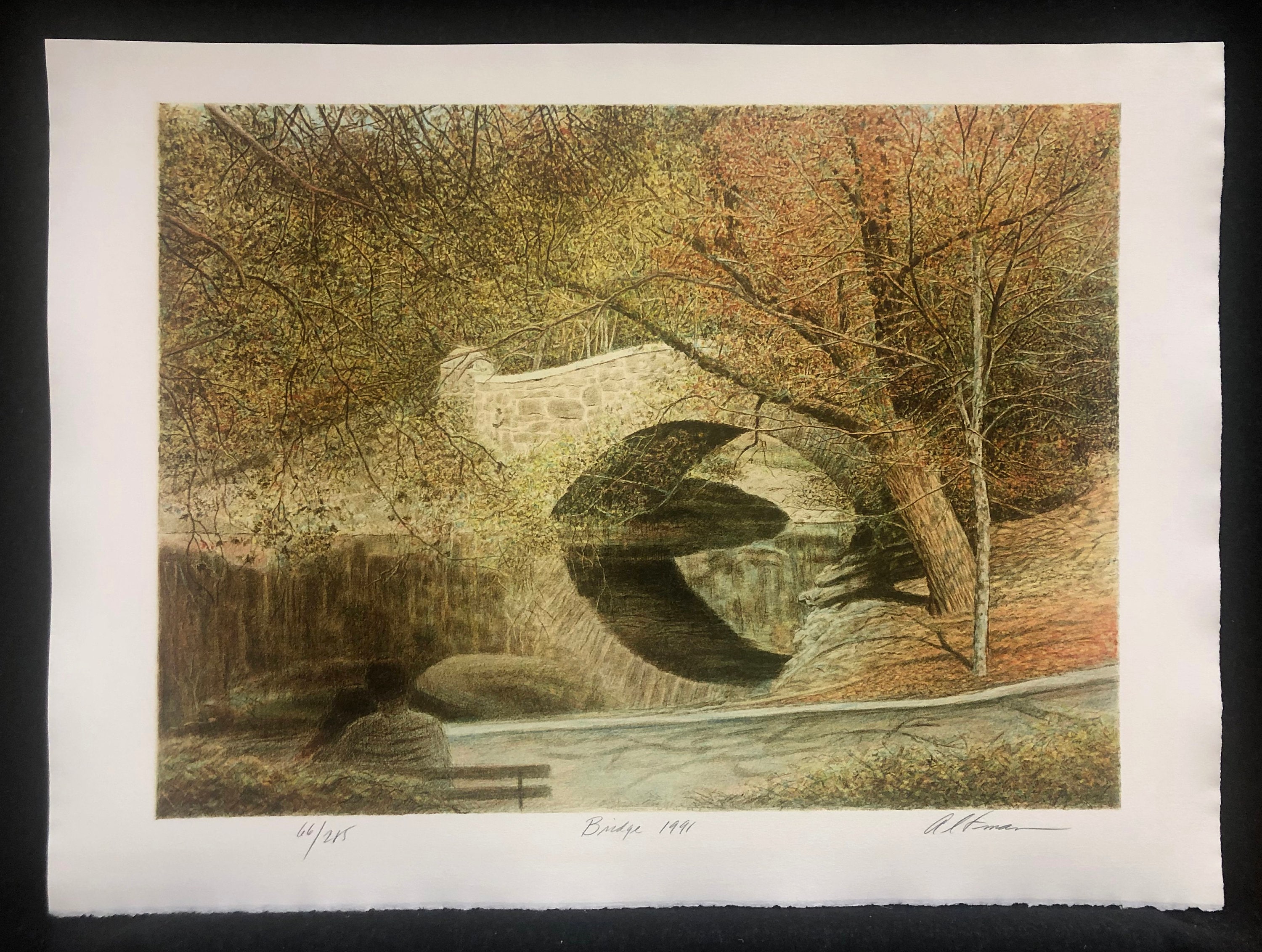 Harold Altman lithographレスティングカップル　リトグラフ Harold Altman lithographレスティングカップル リトグラフ 【公式通販】