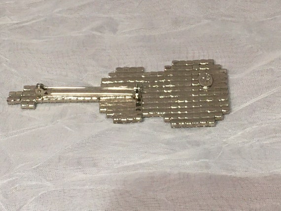 Bauer Guitar Brooch - image 7