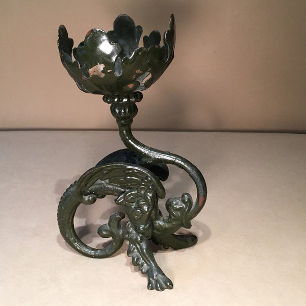 Gothic Iron Candle Holder Etsy