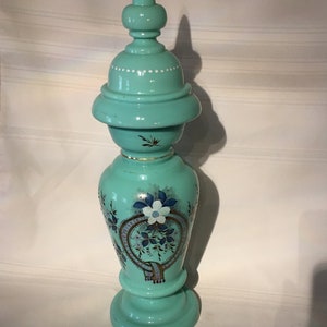 Vintage Bristol Glass Urn/Vase