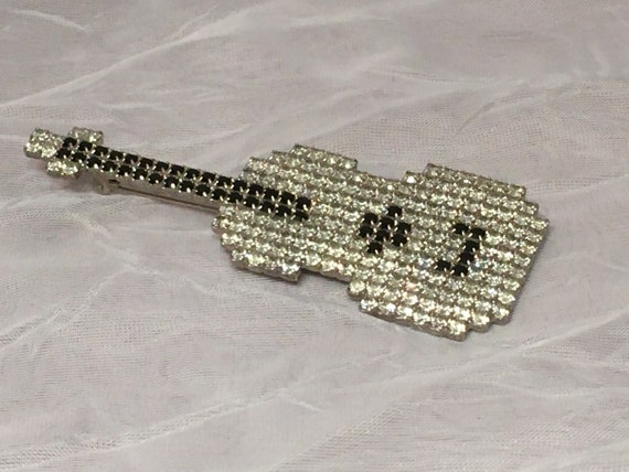 Bauer Guitar Brooch - image 5