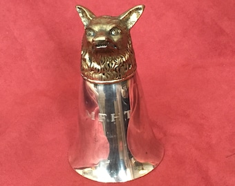 Vintage Wolf Stirrup Cup