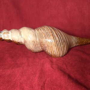 Long Vintage Ceramic Seashell