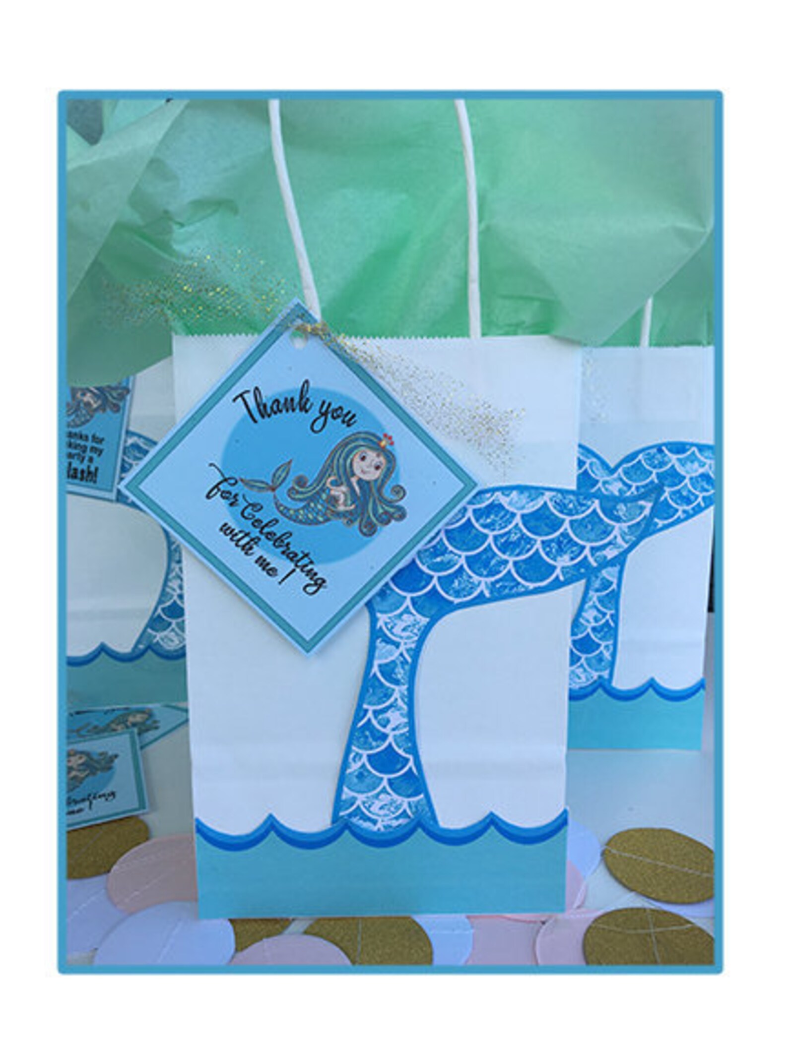 Mermaid | Under the Sea | Mermaid Party | Mermaid Gift Bags |mermaid ...